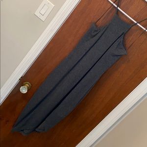 Gray Express bodycon halter/tank dress